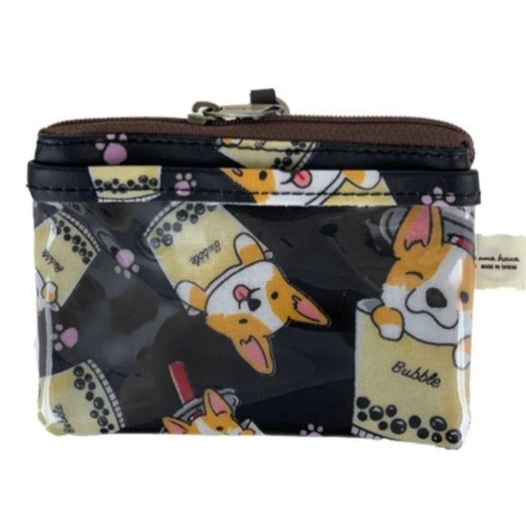 Waterproof Boba Corgi Coin Purse Card Pouch Holder - Picture 2 of 13